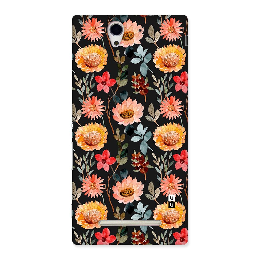 Florals Wonderful Pattern Back Case for Sony Xperia C3