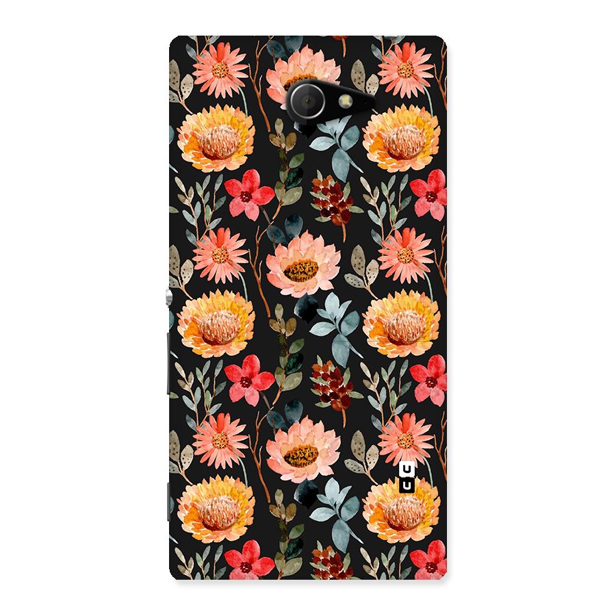 Florals Wonderful Pattern Back Case for Sony Xperia M2