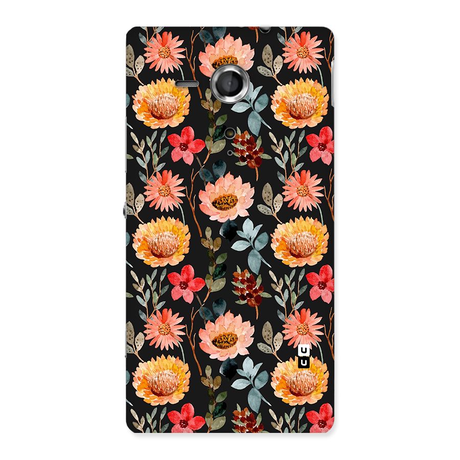 Florals Wonderful Pattern Back Case for Sony Xperia SP