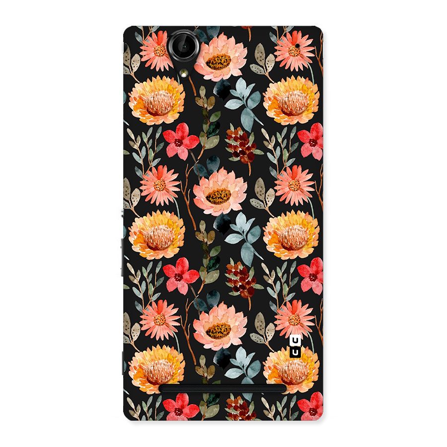 Florals Wonderful Pattern Back Case for Sony Xperia T2