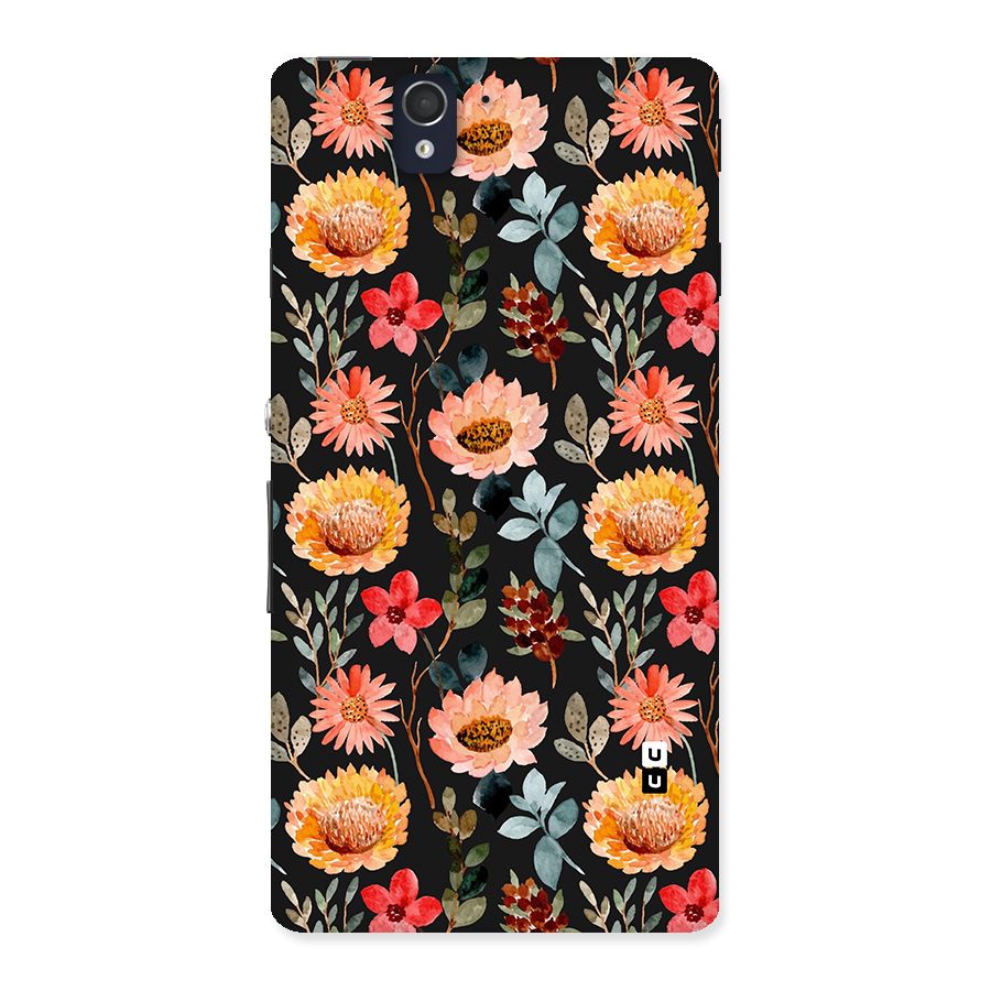 Florals Wonderful Pattern Back Case for Sony Xperia Z