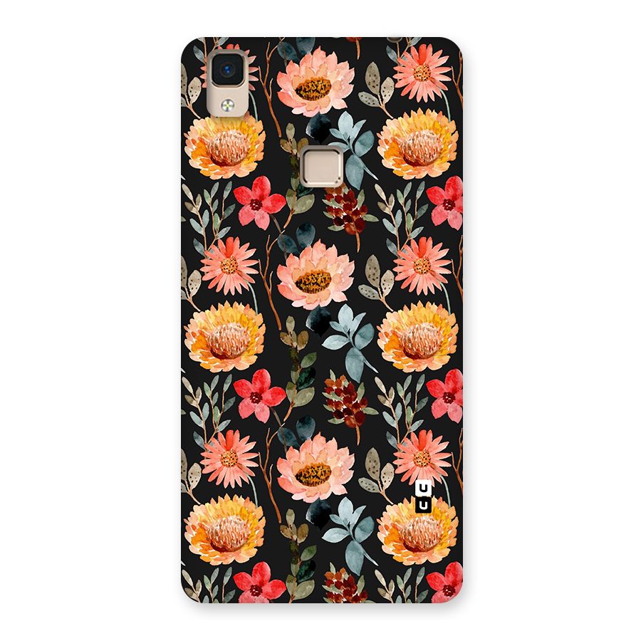 Florals Wonderful Pattern Back Case for V3 Max