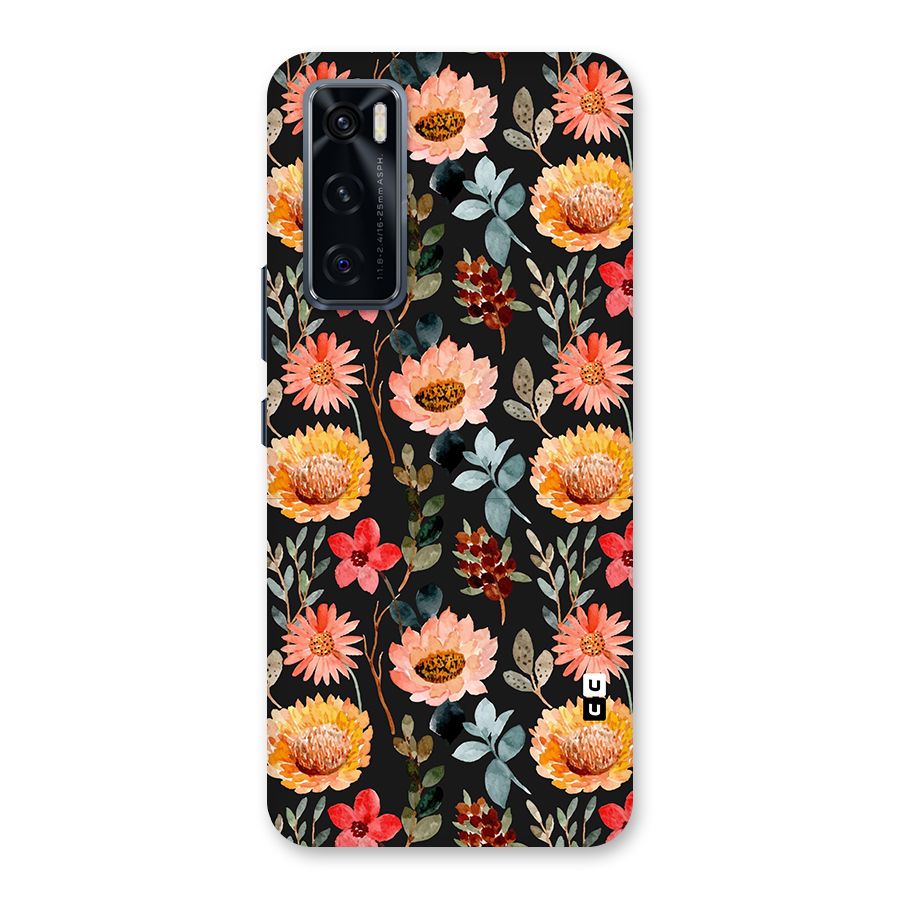 Florals Wonderful Pattern Back Case for Vivo V20 SE