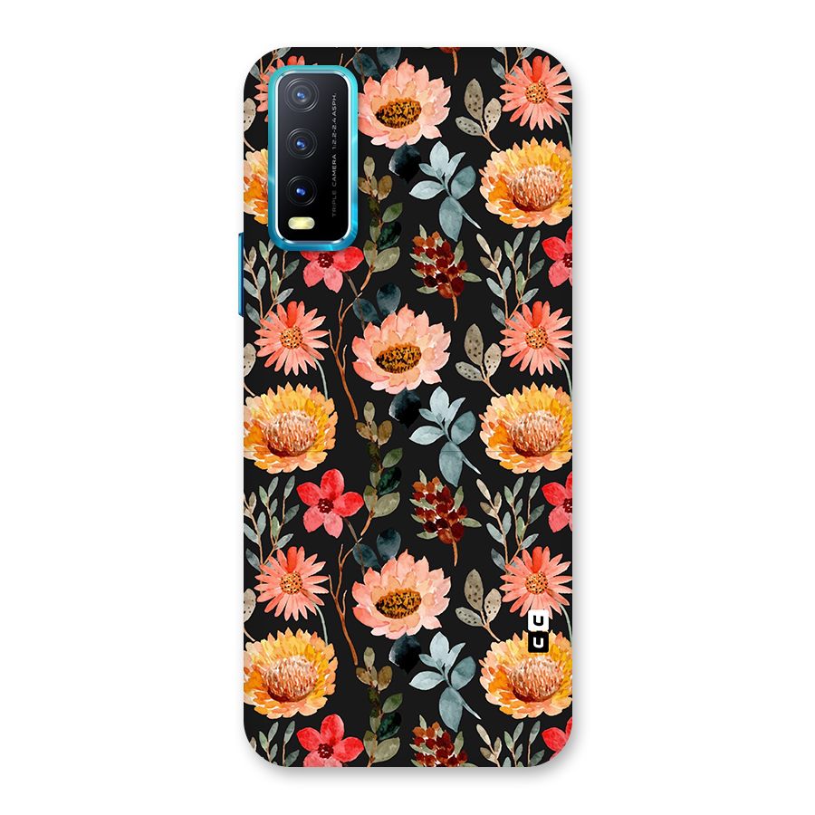 Florals Wonderful Pattern Back Case for Vivo Y20G