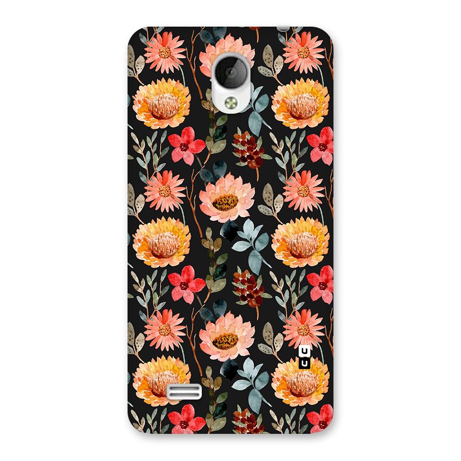 Florals Wonderful Pattern Back Case for Vivo Y21