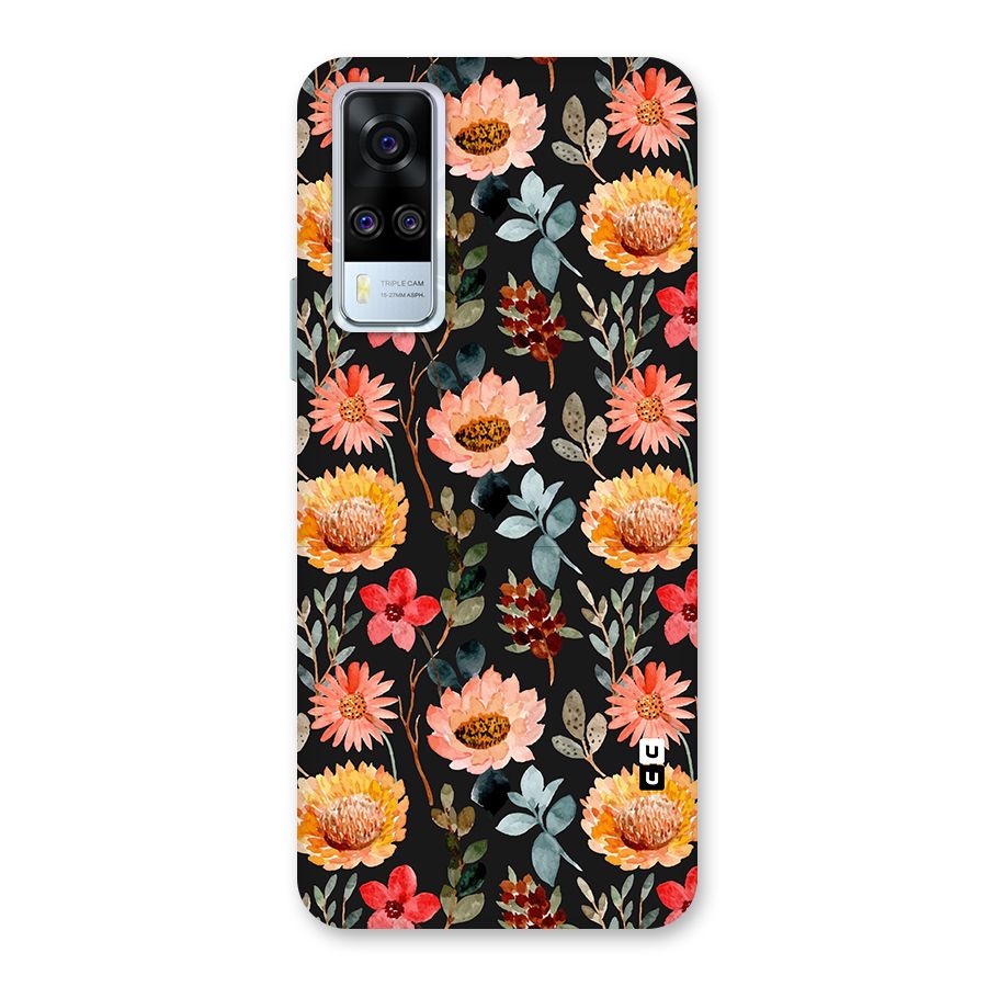 Florals Wonderful Pattern Back Case for Vivo Y51
