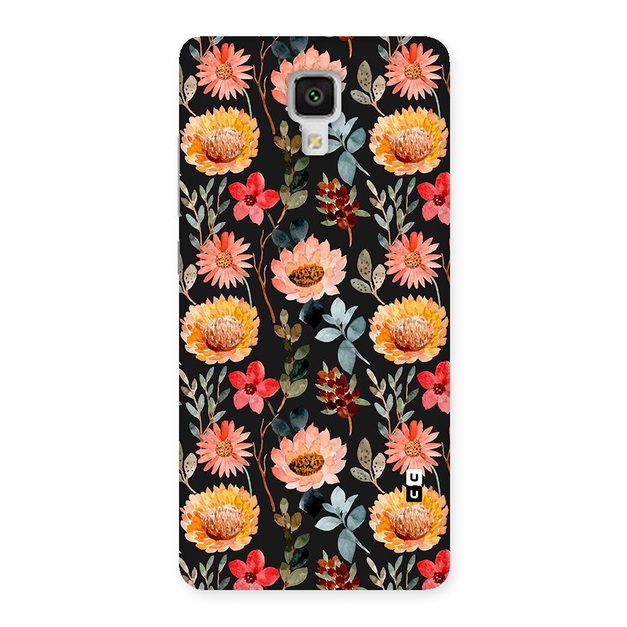 Florals Wonderful Pattern Back Case for Xiaomi Mi 4