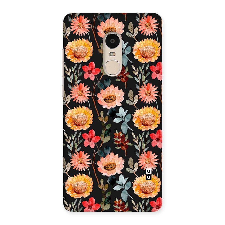 Florals Wonderful Pattern Back Case for Xiaomi Redmi Note 4