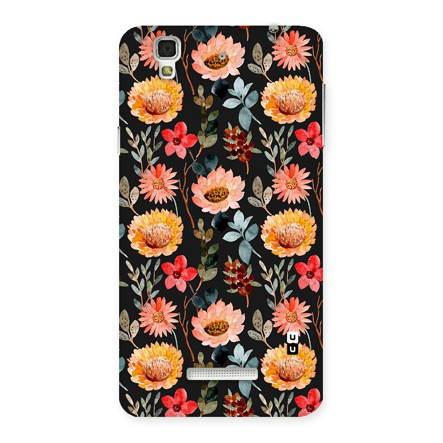Florals Wonderful Pattern Back Case for YU Yureka Plus