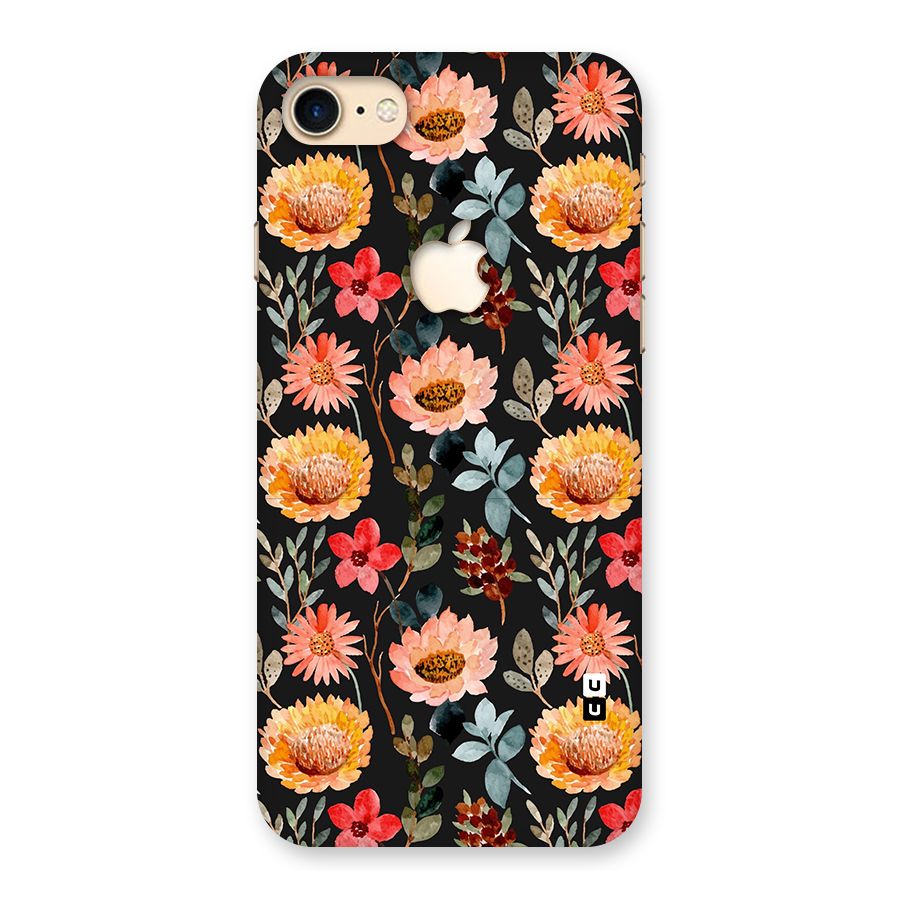Florals Wonderful Pattern Back Case for iPhone 7 Apple Cut