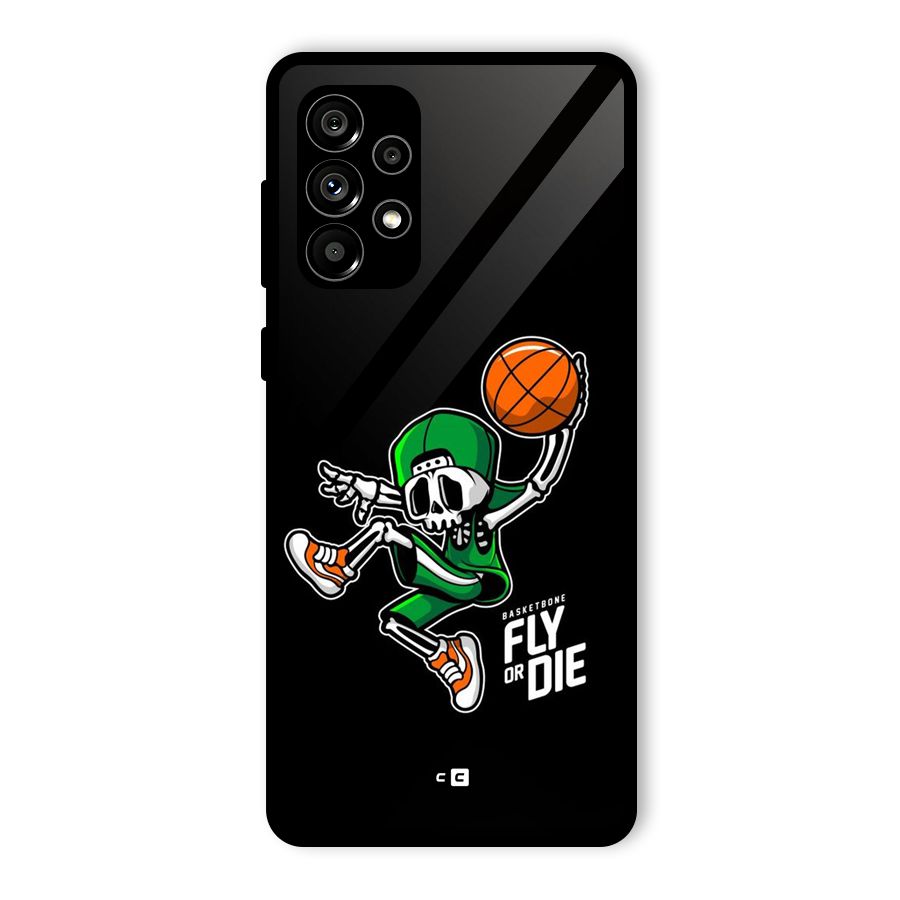Fly Or Die Glass Back Case for Galaxy A73 5G