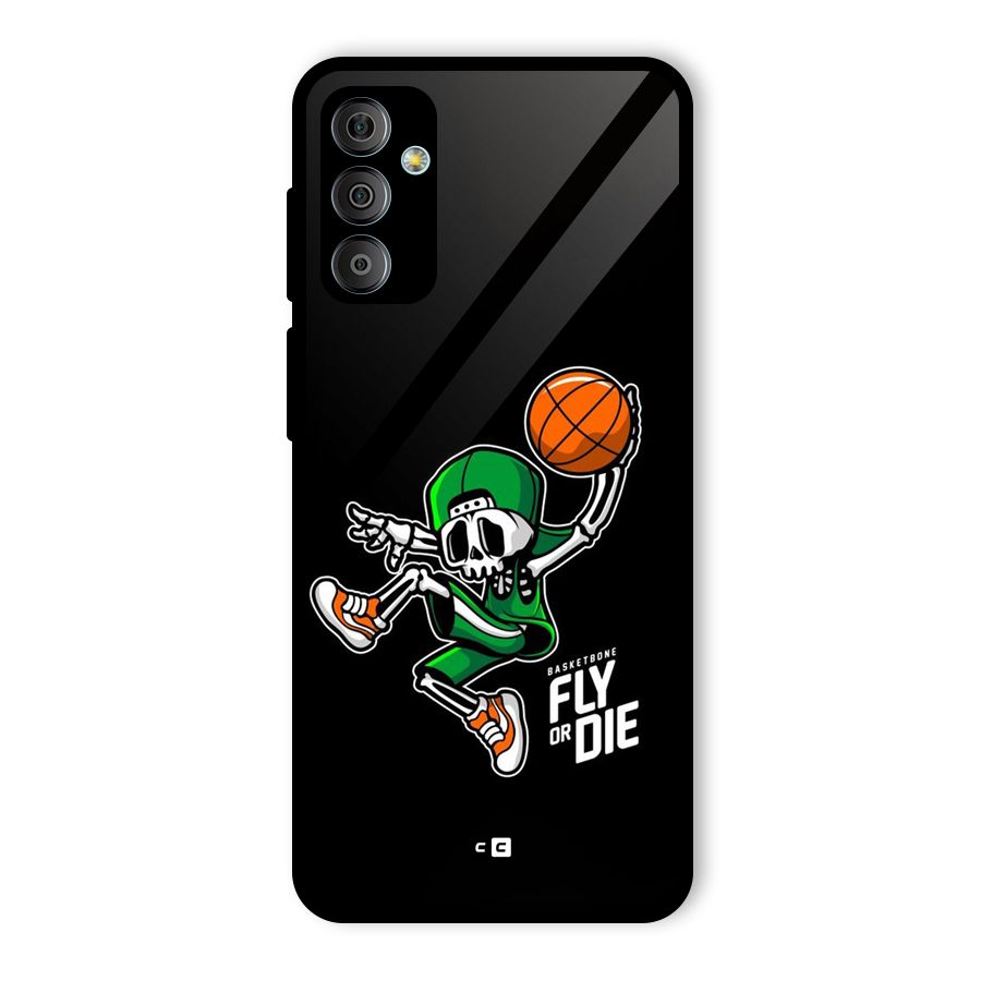 Fly Or Die Glass Back Case for Galaxy F23