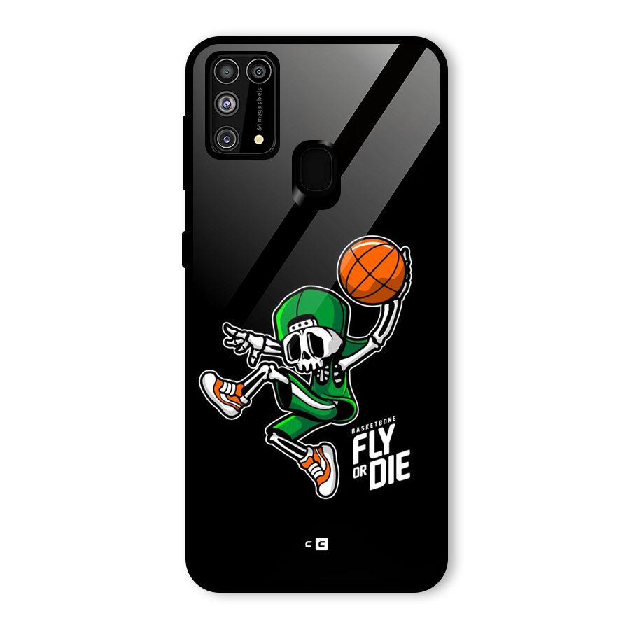 Fly Or Die Glass Back Case for Galaxy M31