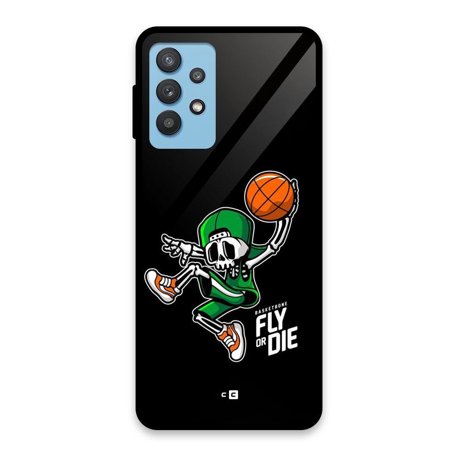 Fly Or Die Glass Back Case for Galaxy M32 5G