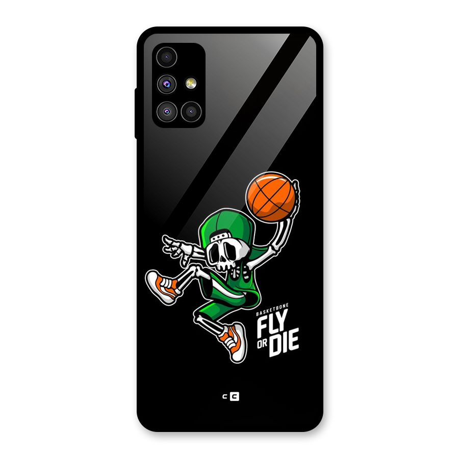 Fly Or Die Glass Back Case for Galaxy M51