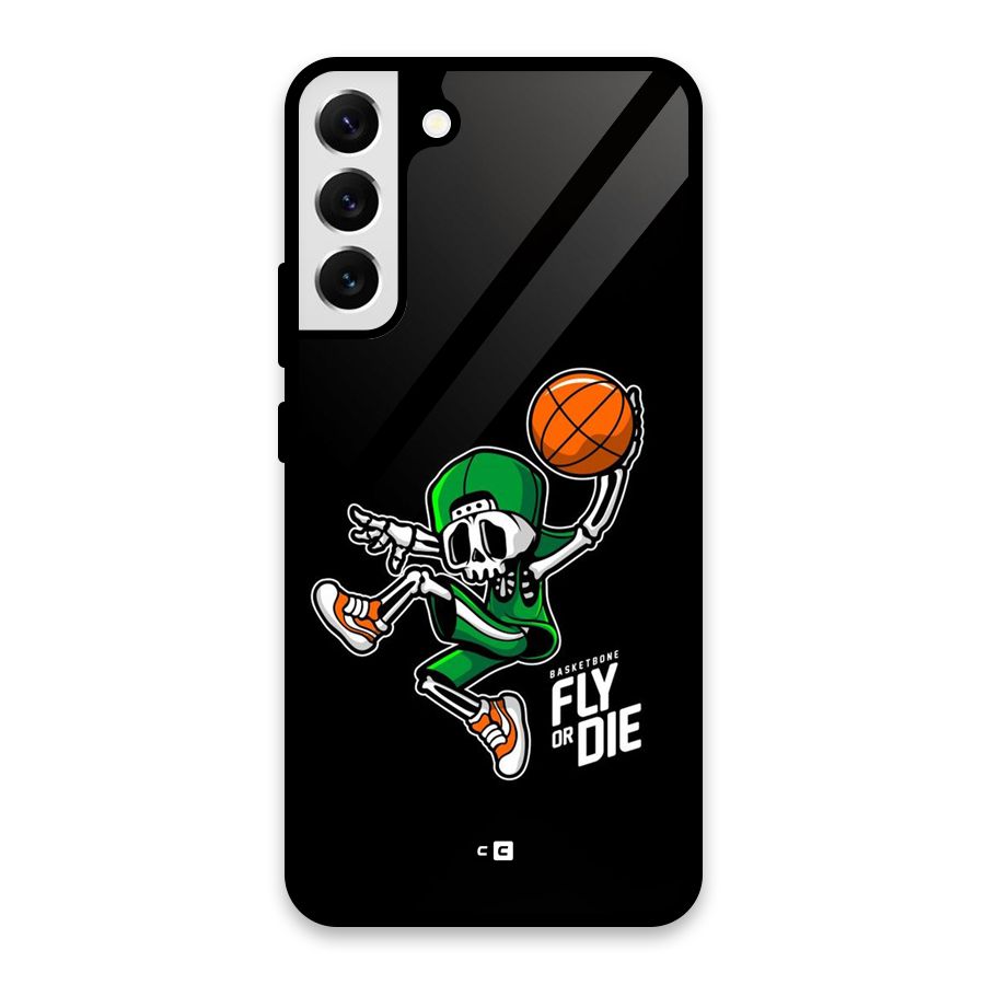 Fly Or Die Glass Back Case for Galaxy S22 Plus 5G
