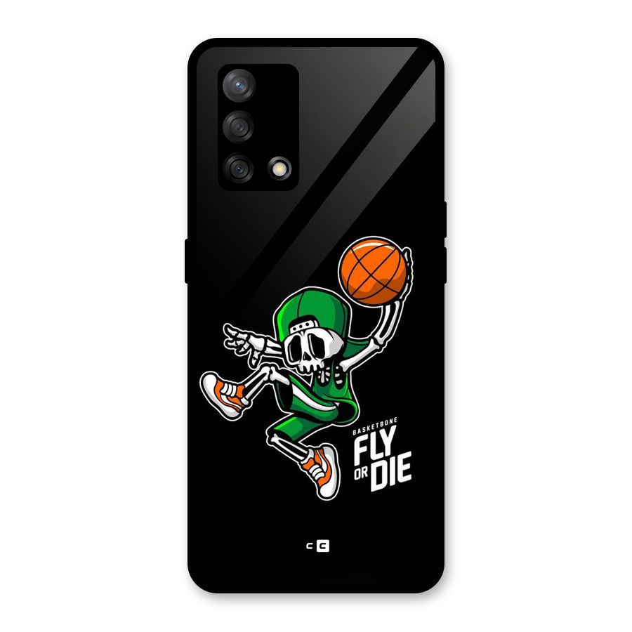 Fly Or Die Glass Back Case for Oppo F19