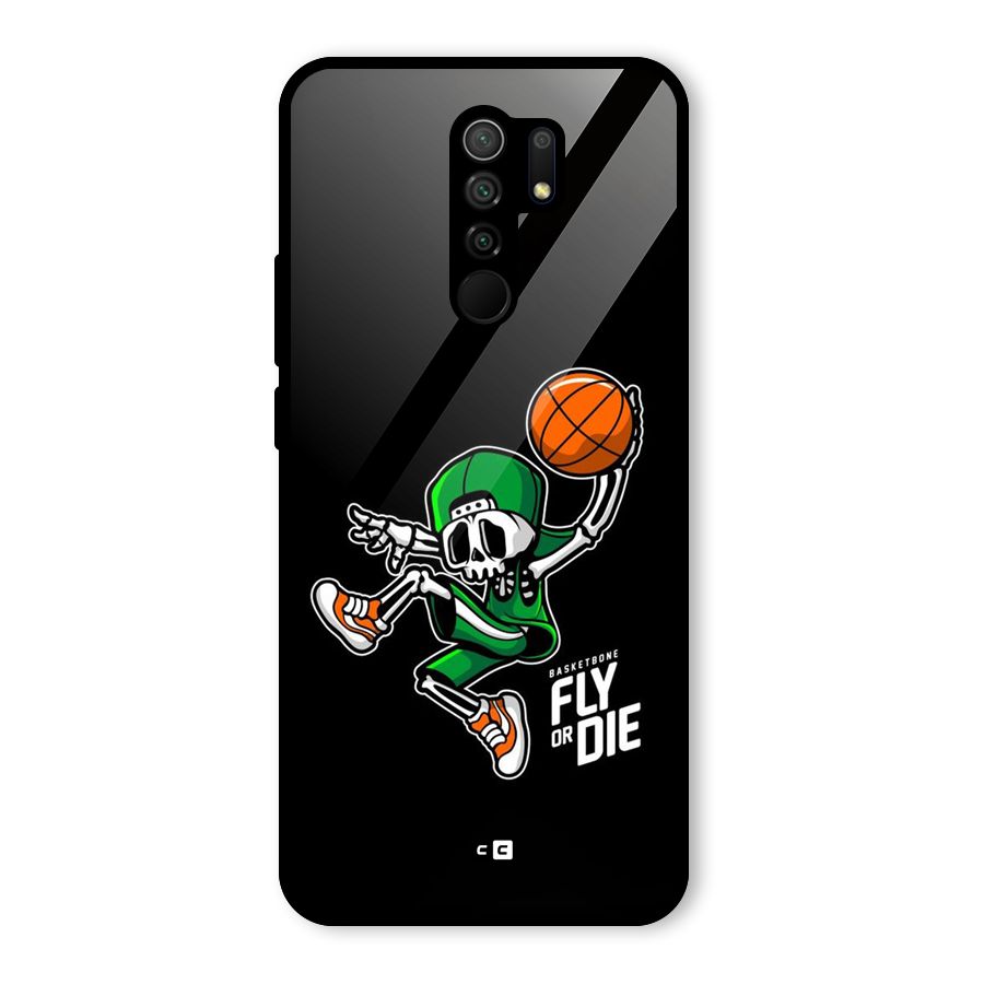 Fly Or Die Glass Back Case for Poco M2