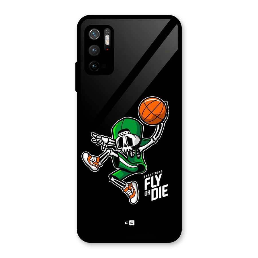 Fly Or Die Glass Back Case for Poco M3 Pro 5G