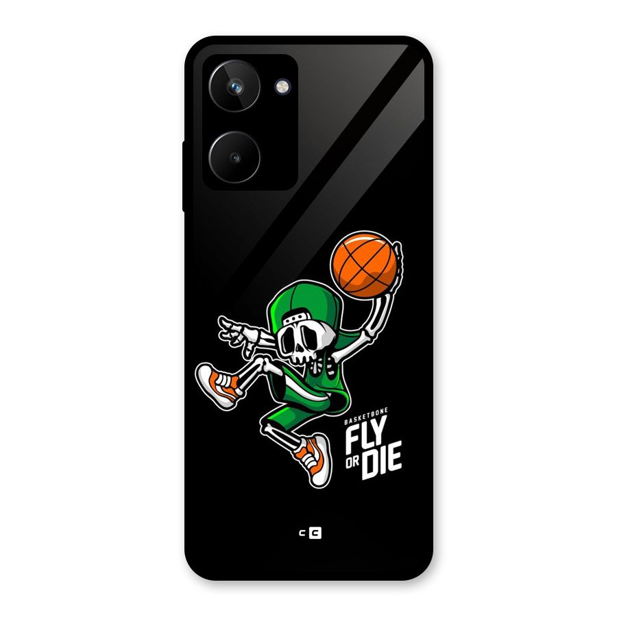 Fly Or Die Glass Back Case for Realme 10