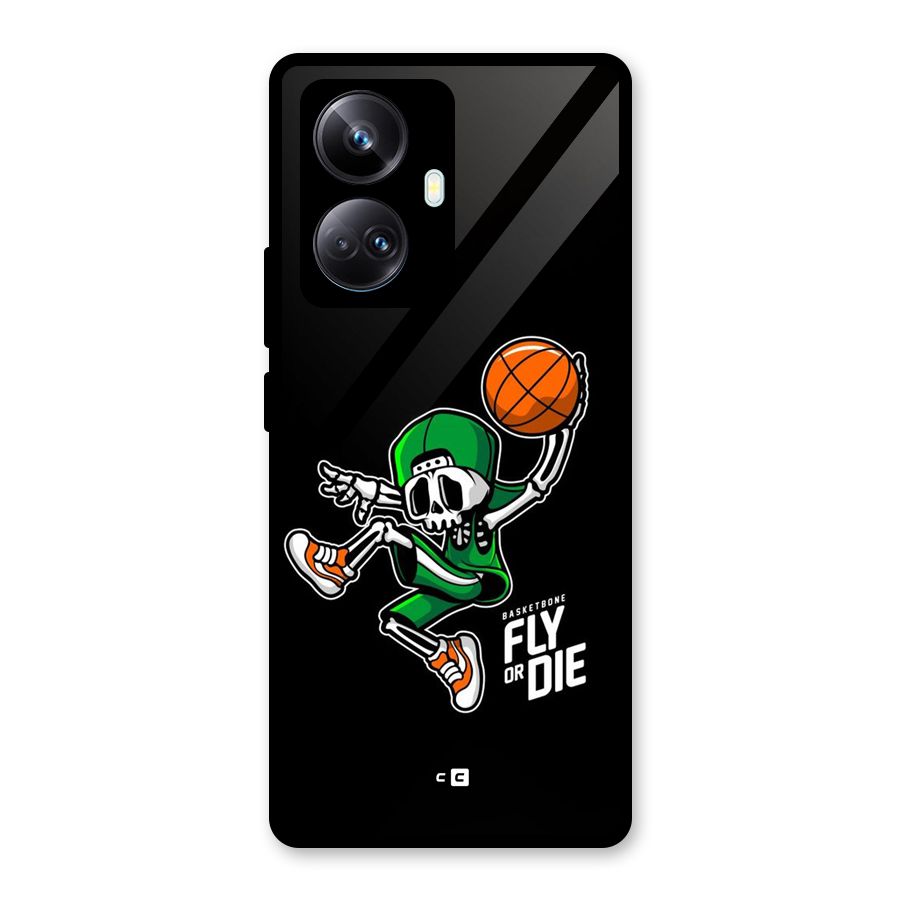 Fly Or Die Glass Back Case for Realme 10 Pro Plus