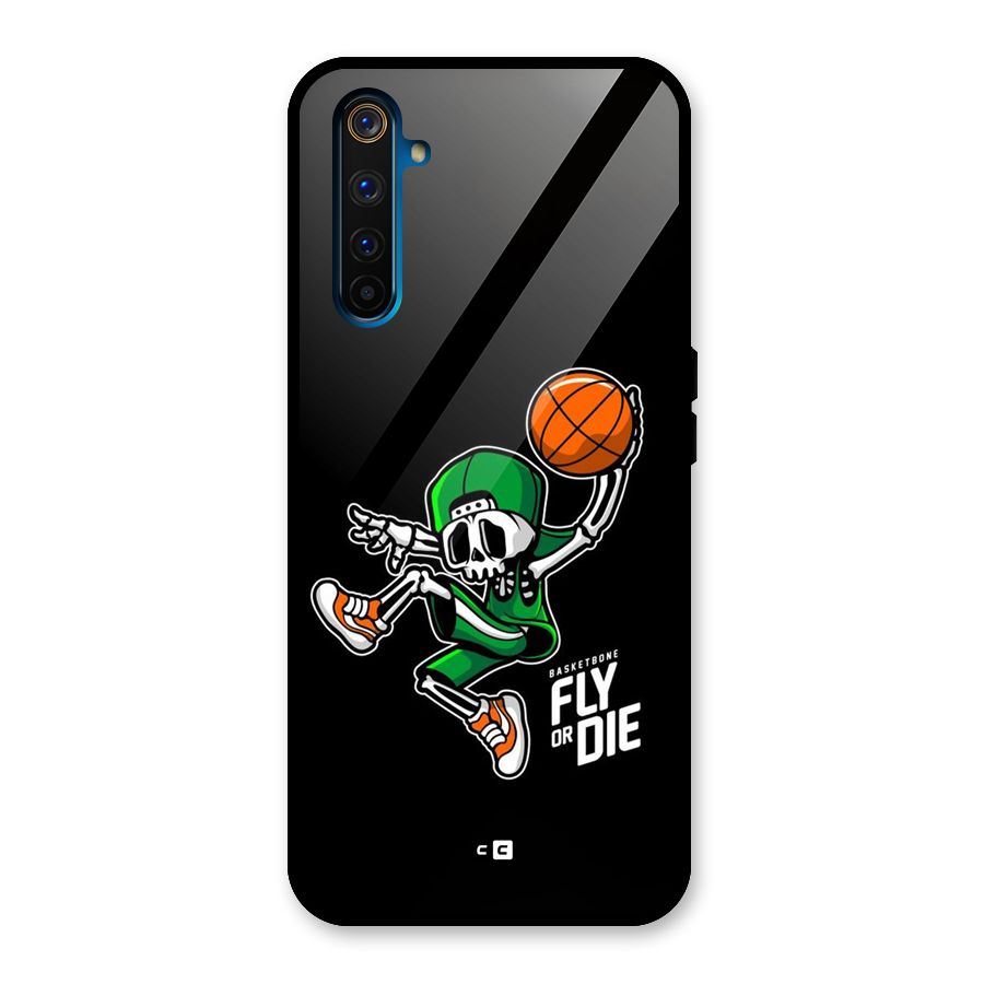 Fly Or Die Glass Back Case for Realme 6 Pro