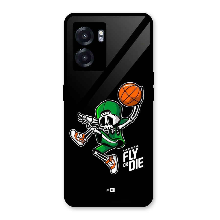 Fly Or Die Glass Back Case for Realme Narzo 50 5G