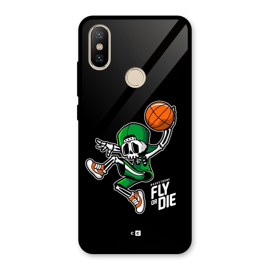 Fly Or Die Glass Back Case for Redmi A2