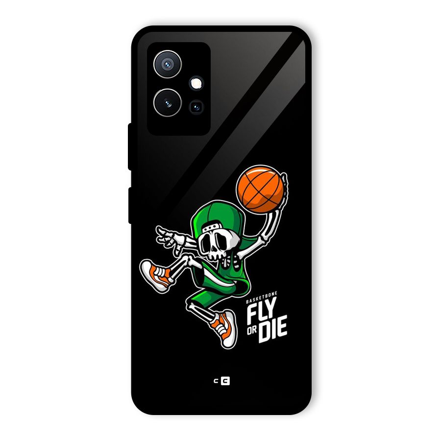 Fly Or Die Glass Back Case for Vivo T1 5G