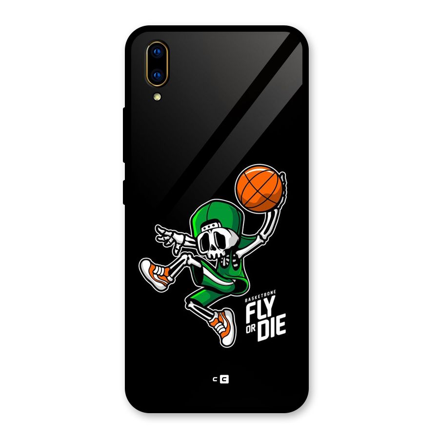 Fly Or Die Glass Back Case for Vivo V11 Pro