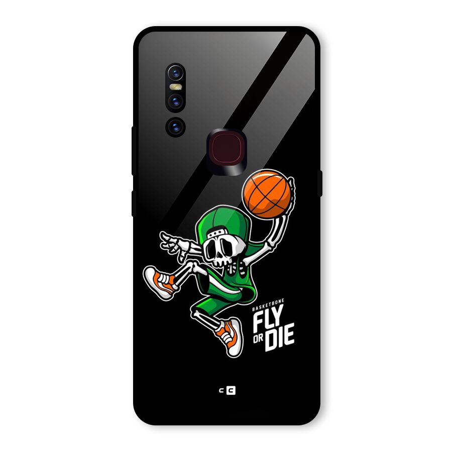 Fly Or Die Glass Back Case for Vivo V15