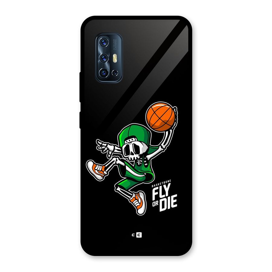 Fly Or Die Glass Back Case for Vivo V17