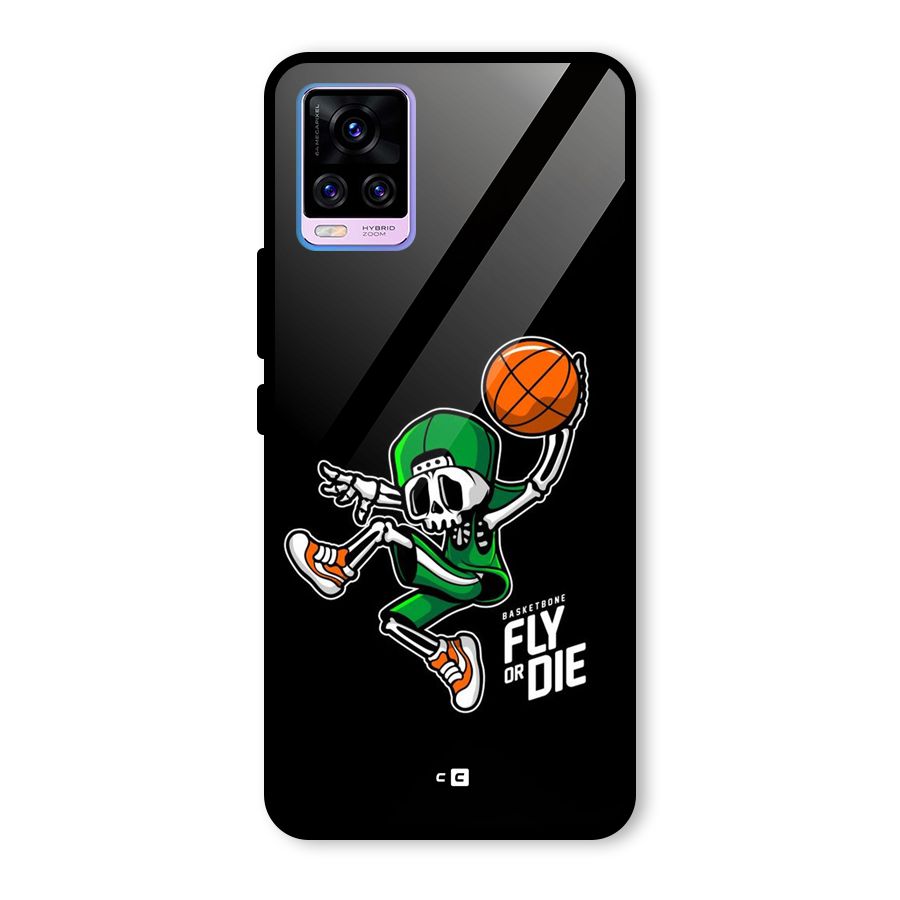 Fly Or Die Glass Back Case for Vivo V20 Pro