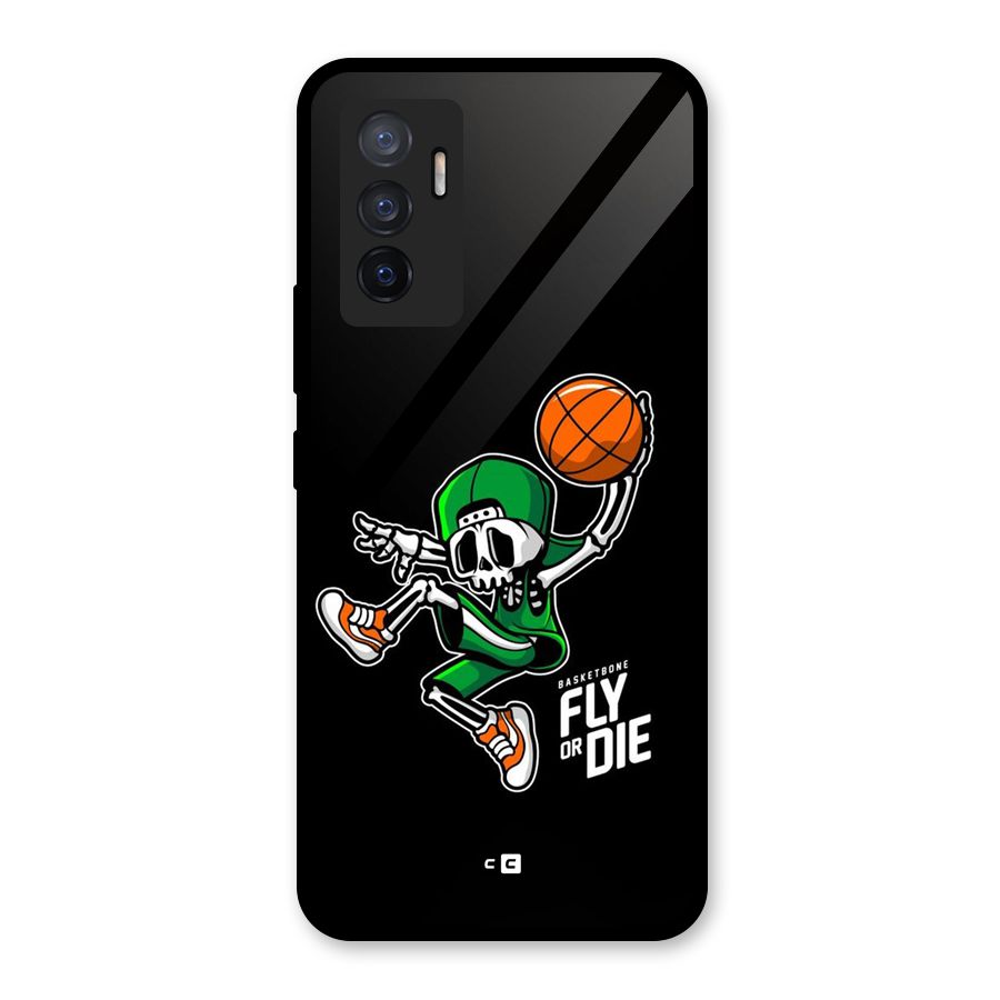Fly Or Die Glass Back Case for Vivo V23e