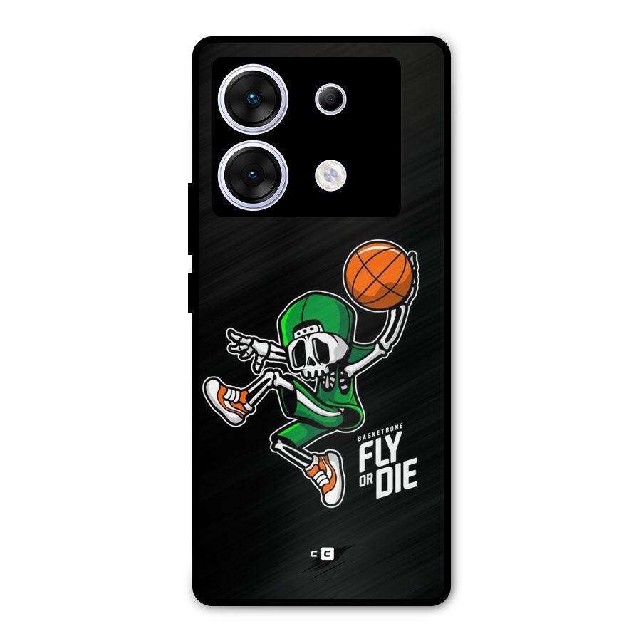 Fly Or Die Metal Back Case for Infinix Zero 30 5G