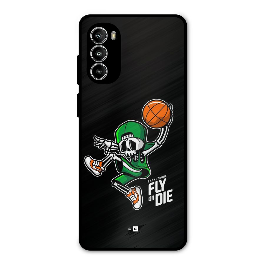 Fly Or Die Metal Back Case for Moto G52