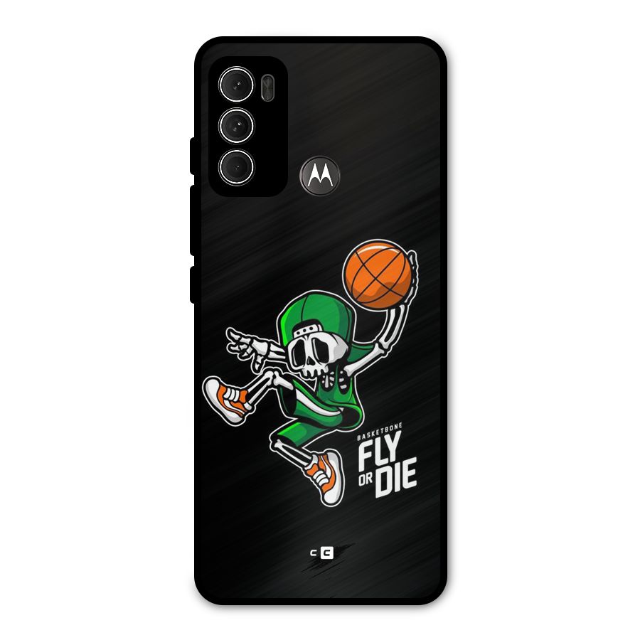 Fly Or Die Metal Back Case for Moto G60