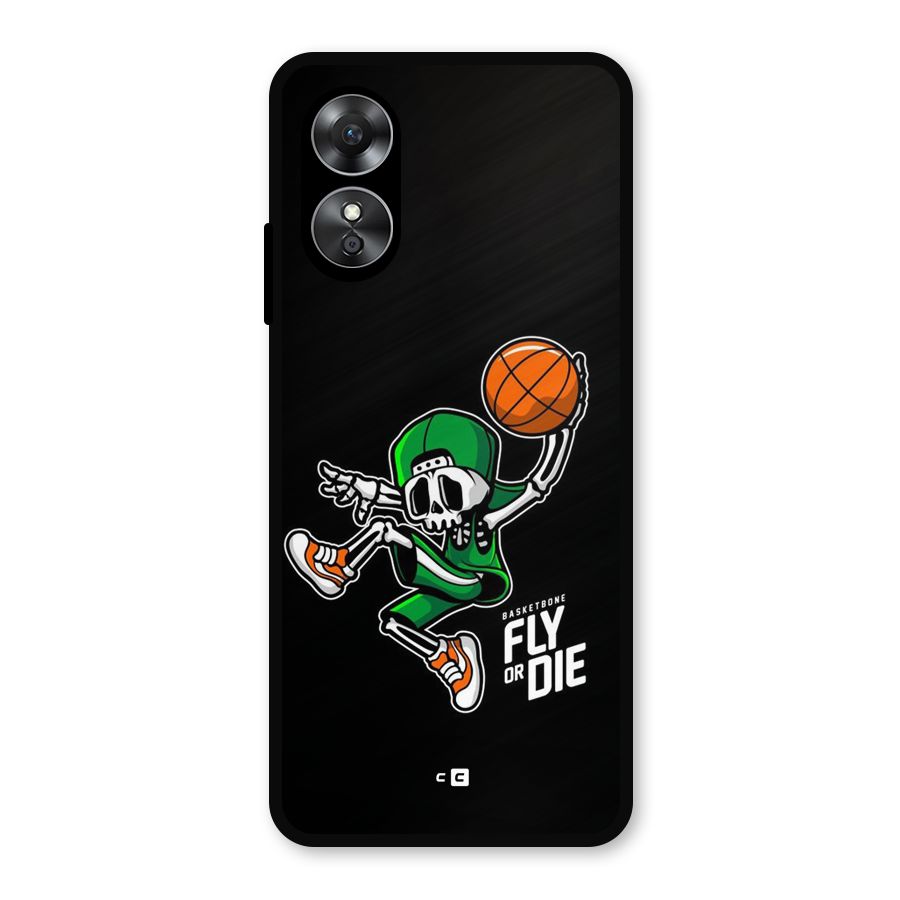 Fly Or Die Metal Back Case for Oppo A17
