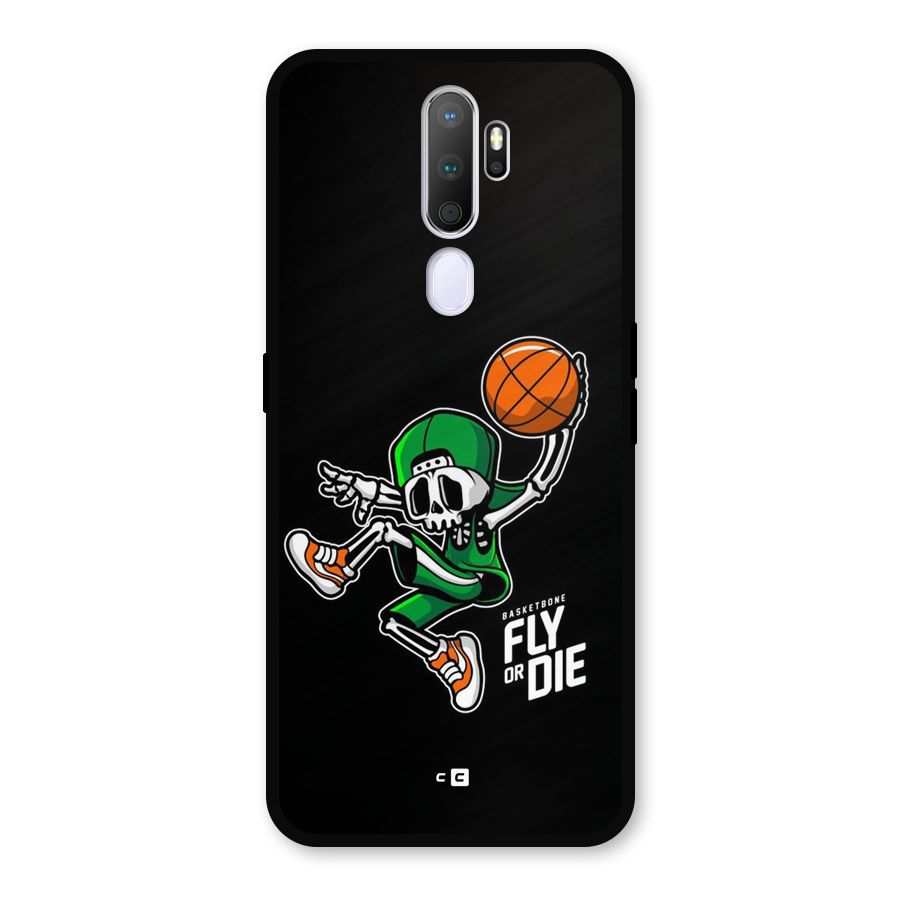 Fly Or Die Metal Back Case for Oppo A5 (2020)