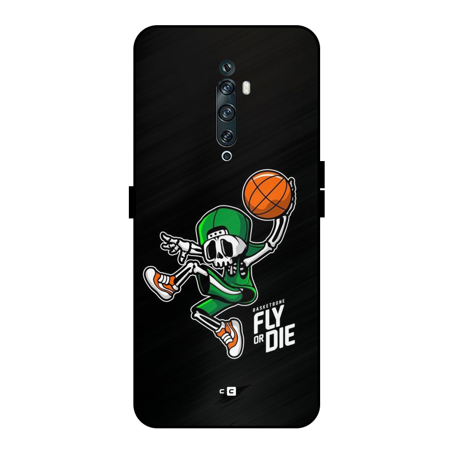 Fly Or Die Metal Back Case for Oppo Reno2 Z