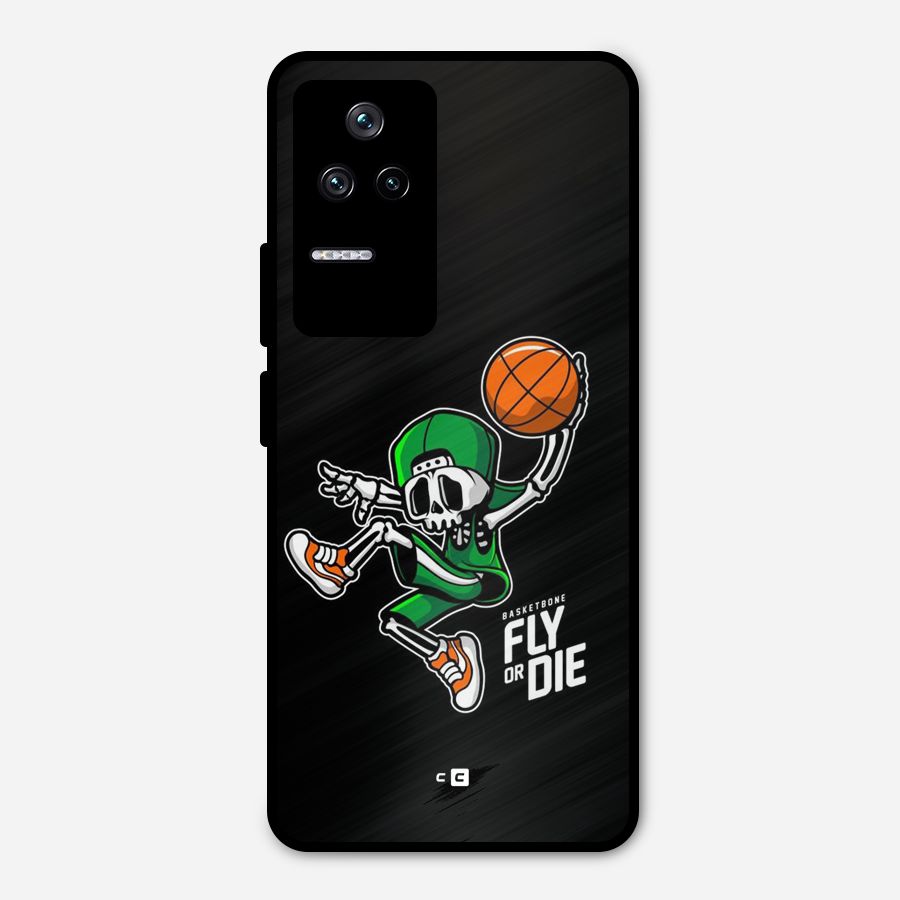 Fly Or Die Metal Back Case for Poco F4 5G