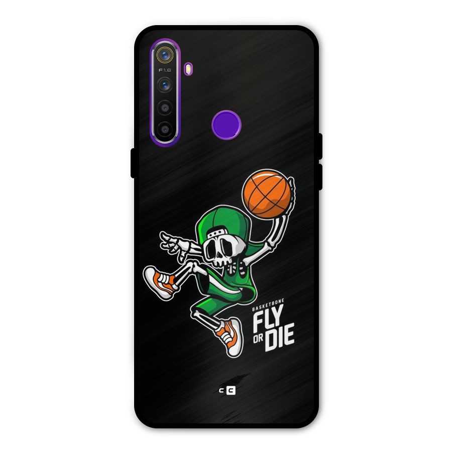 Fly Or Die Metal Back Case for Realme 5
