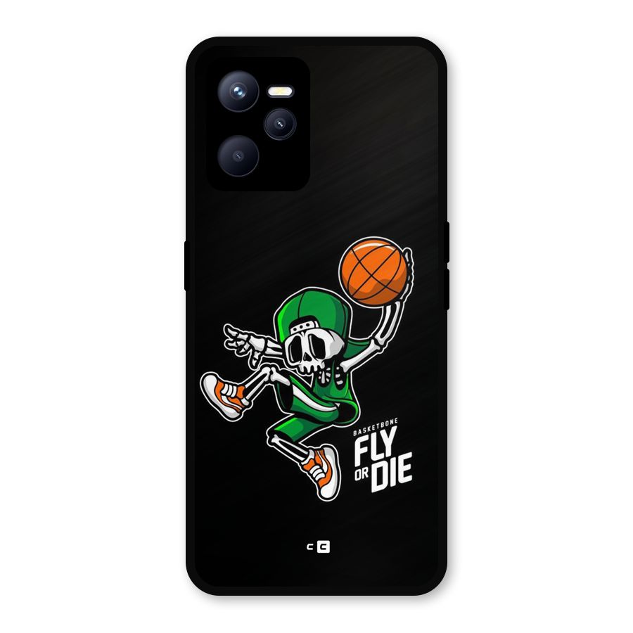 Fly Or Die Metal Back Case for Realme C35