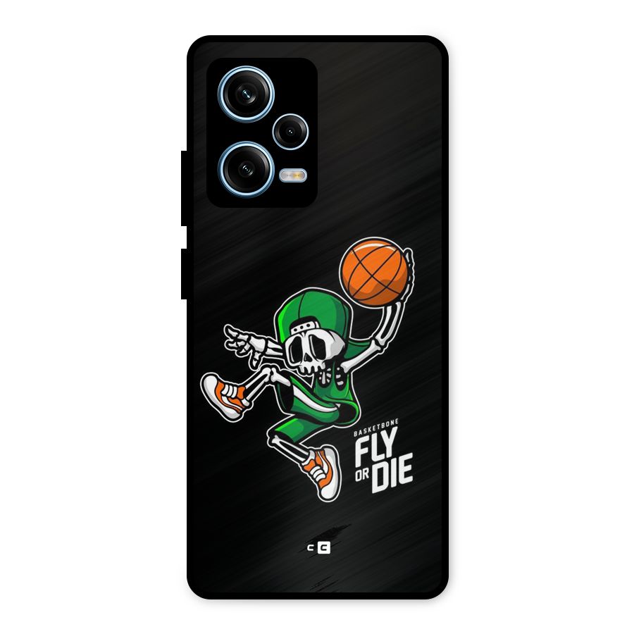 Fly Or Die Metal Back Case for Redmi Note 12 Pro