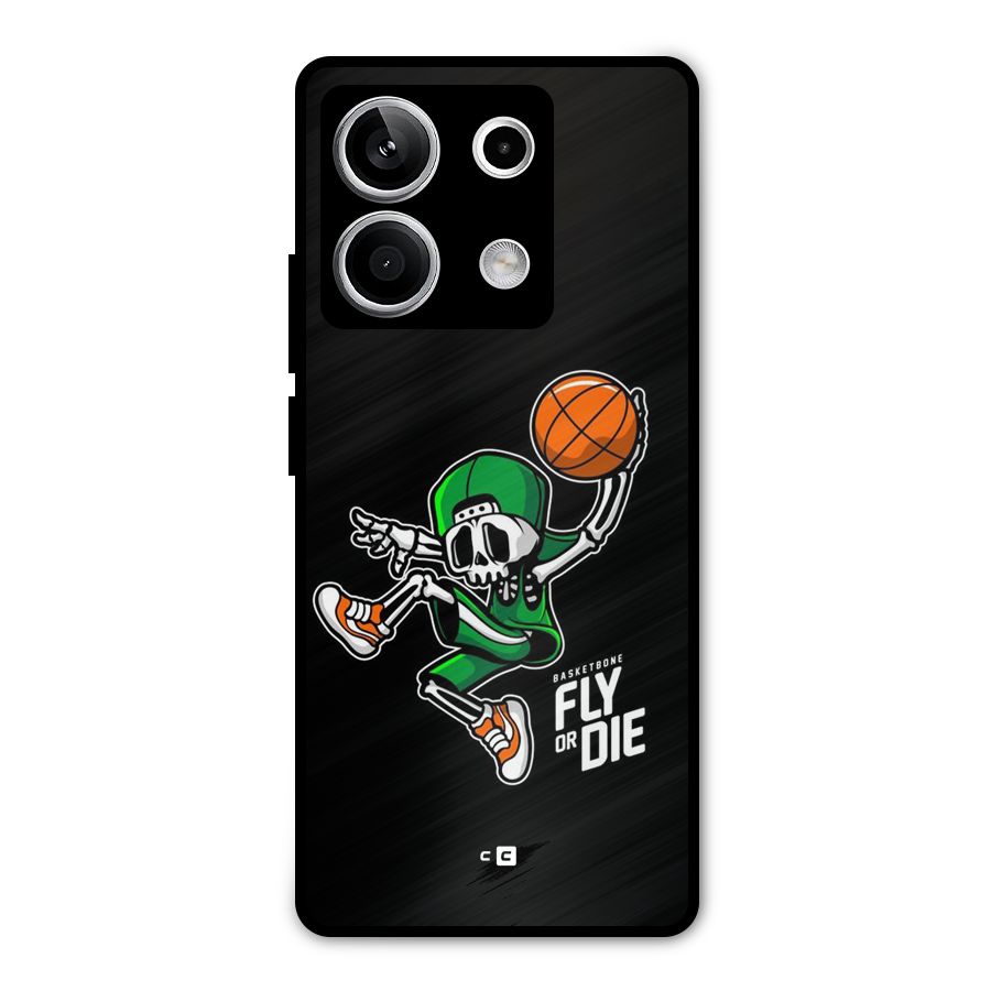 Fly Or Die Metal Back Case for Redmi Note 13 5G