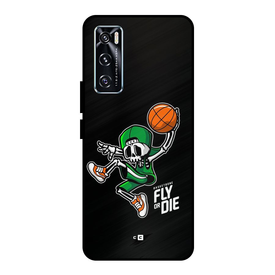 Fly Or Die Metal Back Case for Vivo V20 SE