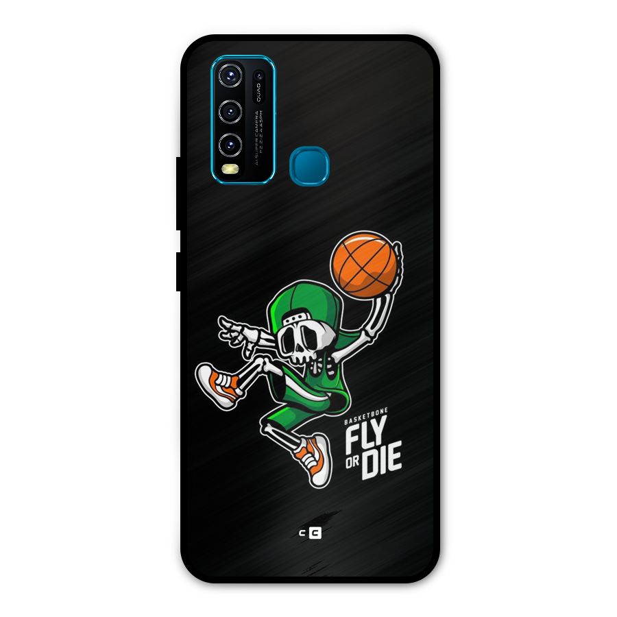 Fly Or Die Metal Back Case for Vivo Y30