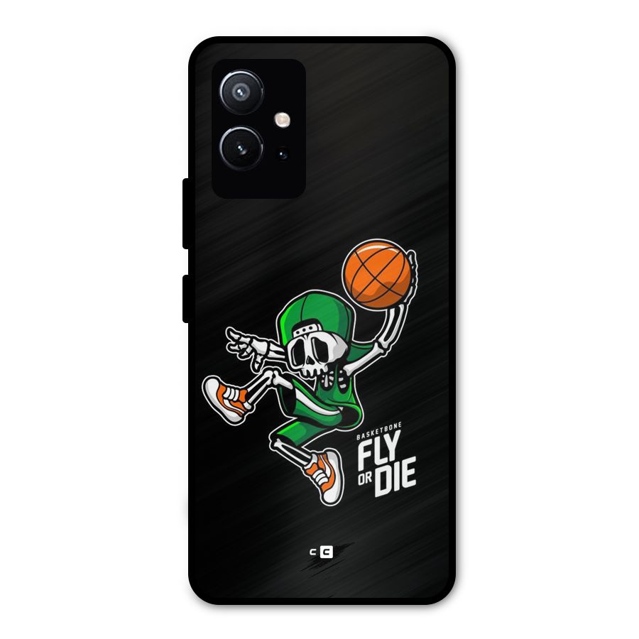 Fly Or Die Metal Back Case for Vivo Y75 5G