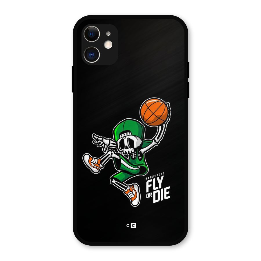 Fly Or Die Metal Back Case for iPhone 11