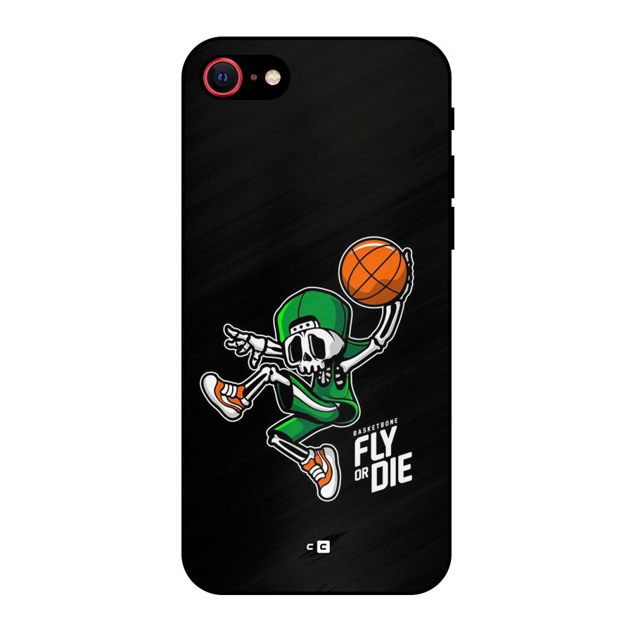 Fly Or Die Metal Back Case for iPhone SE 2022